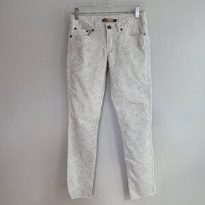 Prana kara jeans beige mandala paisley print boho indie hippie gorpcore